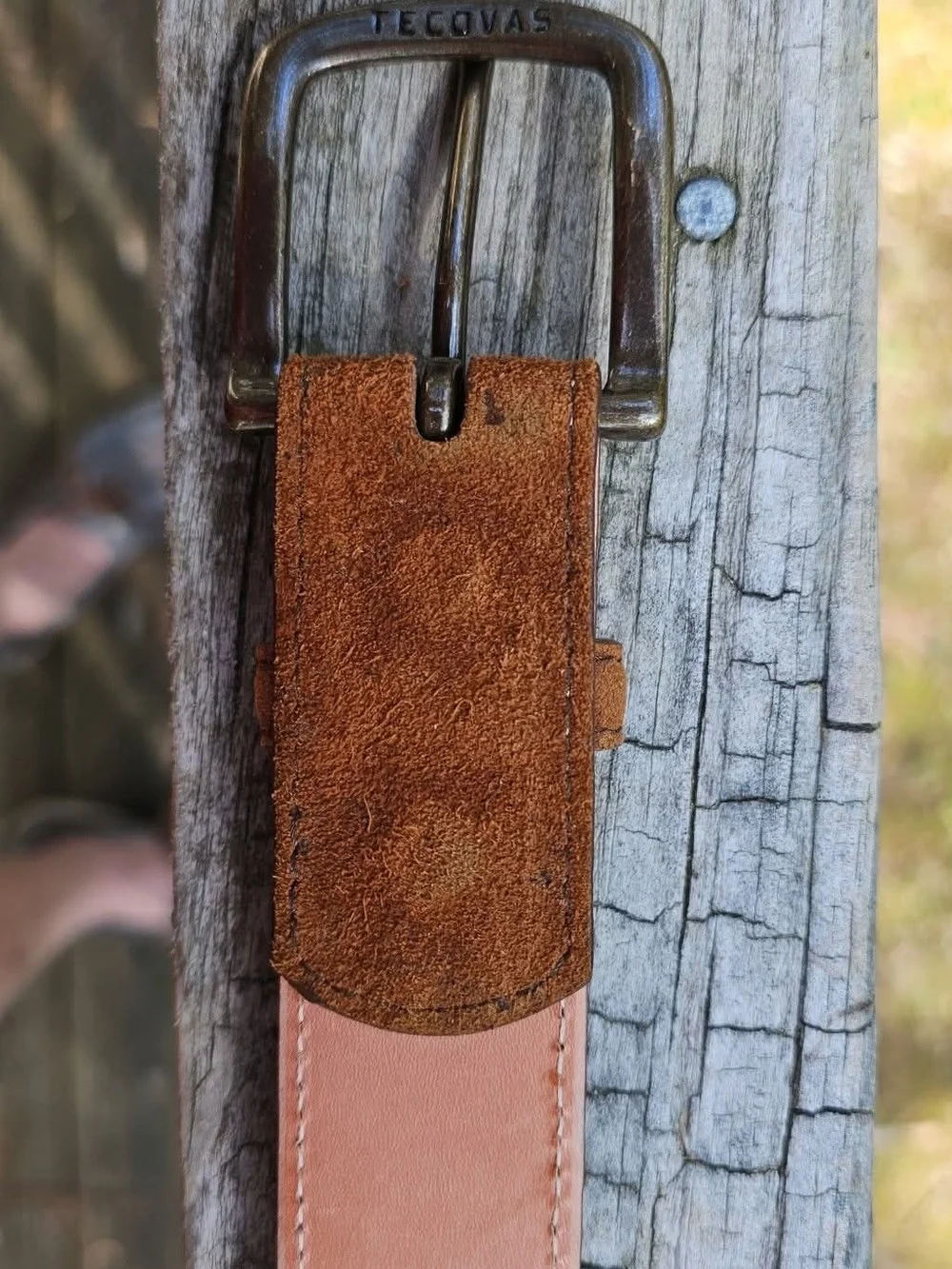 Tecovas Honey Suede Belt Size 36 - Picture 7 of 7